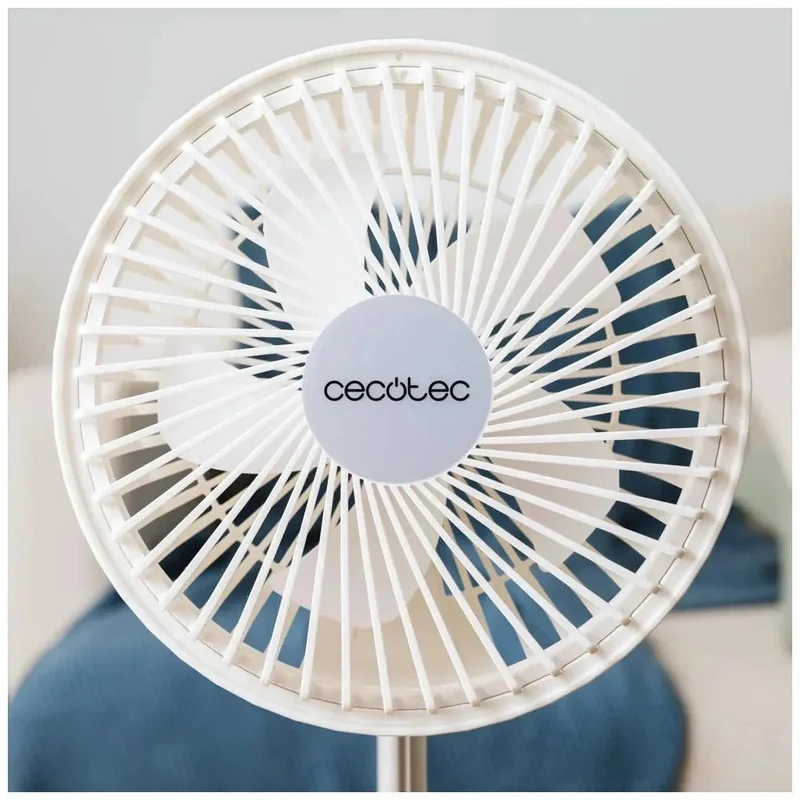 Ventilador Portátil Plegable con Batería de 7200mAh y 3 Velocidades Ajustables de Cecotec