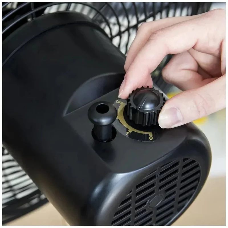 Ventilador de Pie Silencioso 50W con Diseño en Madera y Altura Ajustable de Cecotec