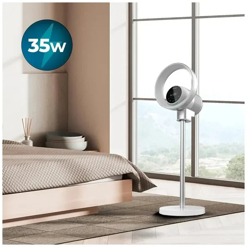 Ventilador y Purificador Sin Aspas 2 en 1 con Control Wifi y Pantalla LED de Cecotec