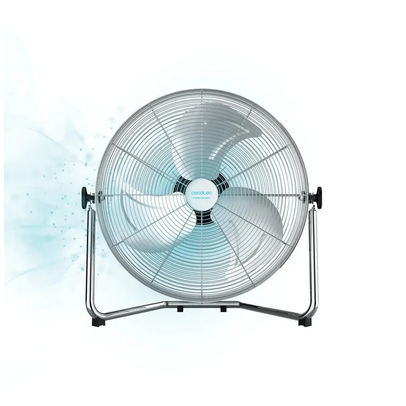 Ventilador Industrial 120W con Motor de Cobre y Aspas Metálicas para Grandes Espacios de Cecotec