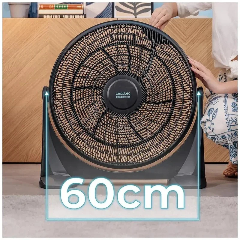 Ventilador Industrial 90W EnergySilence 2000: Potencia y Seguridad de 20 Pulgadas de Cecotec