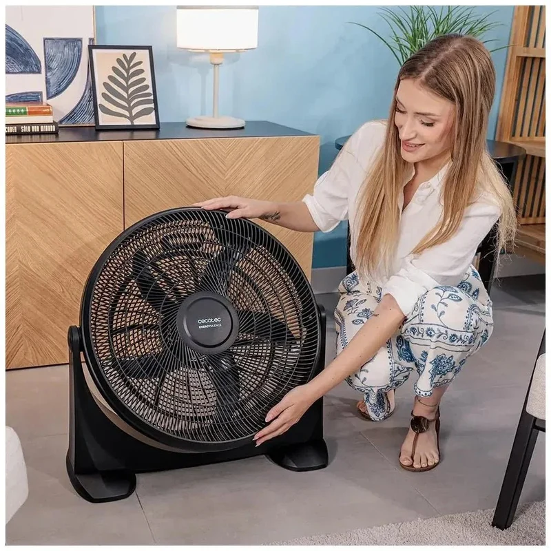 Ventilador Industrial 90W EnergySilence 2000: Potencia y Seguridad de 20 Pulgadas de Cecotec