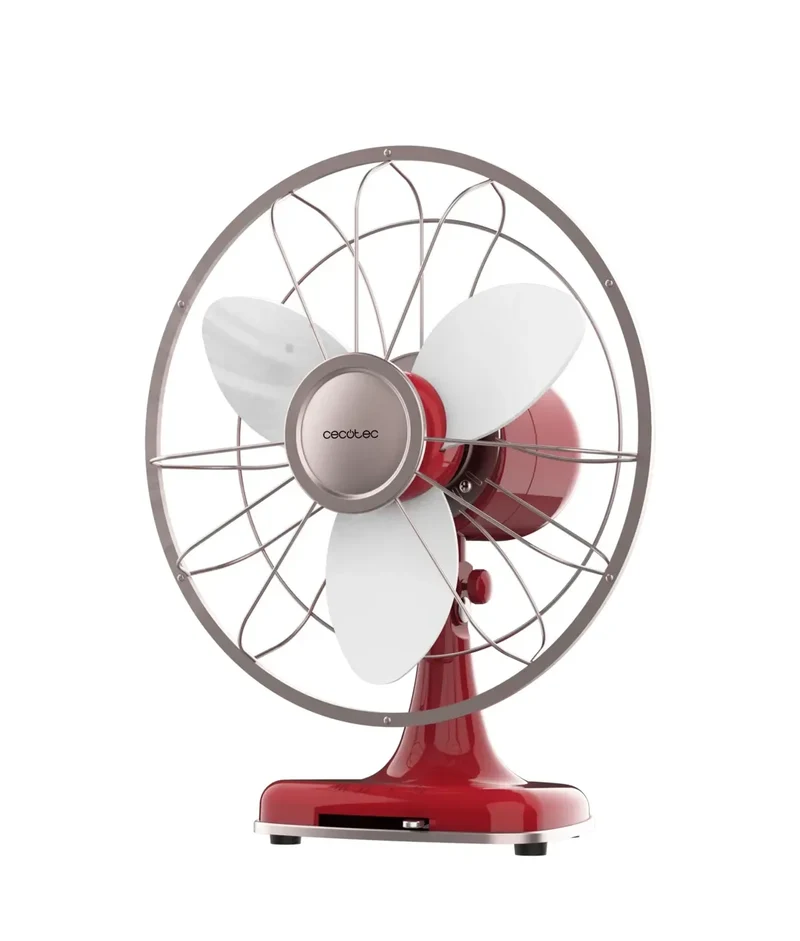 Ventilador RetroDesk 40W: Elegancia y Potencia para Hogar y Oficina de Cecotec