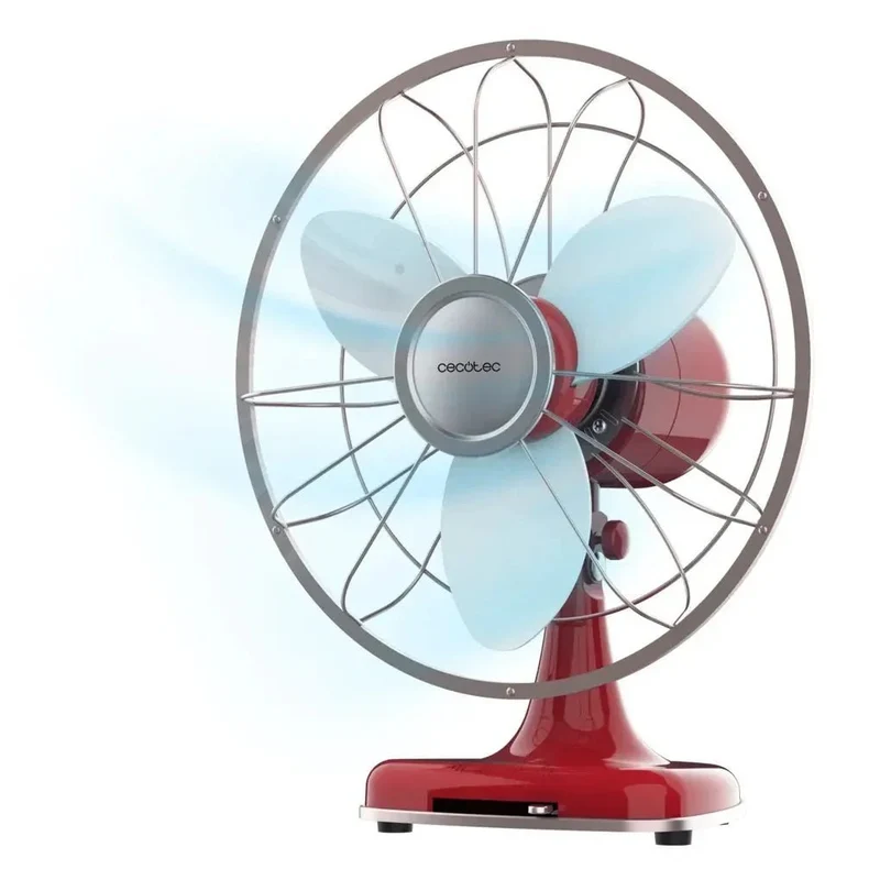 Ventilador RetroDesk 40W: Elegancia y Potencia para Hogar y Oficina de Cecotec
