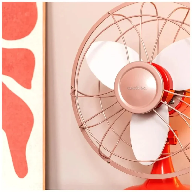 Ventilador RetroDesk 40W: Elegancia y Potencia para Hogar y Oficina de Cecotec