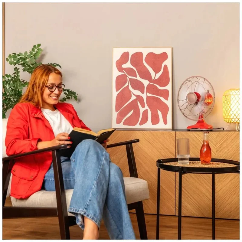 Ventilador RetroDesk 40W: Elegancia y Potencia para Hogar y Oficina de Cecotec
