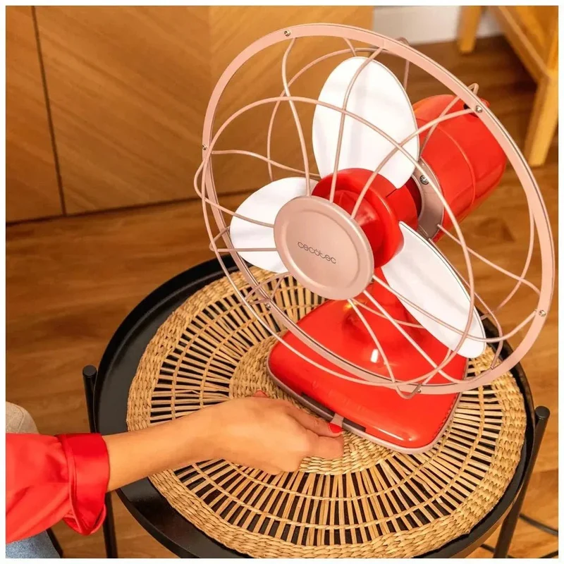 Ventilador RetroDesk 40W: Elegancia y Potencia para Hogar y Oficina de Cecotec