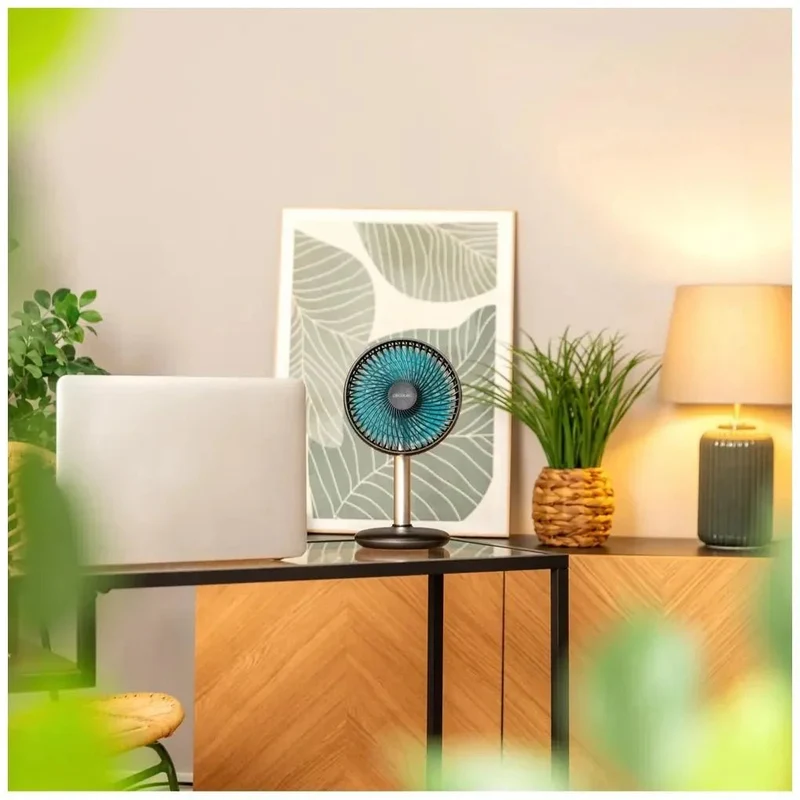 Ventilador de Sobremesa Portátil 4000mAh con Control Táctil y 4 Velocidades de Cecotec