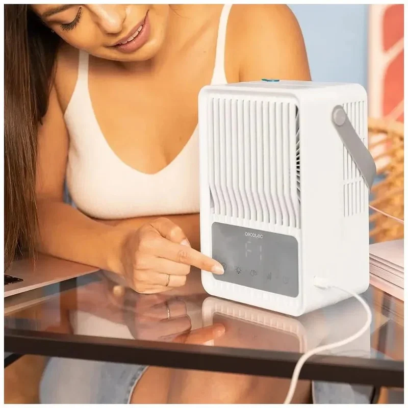Climatizador de Sobremesa EnergySilence 500: Frescor Instantáneo y Control Táctil de Cecotec