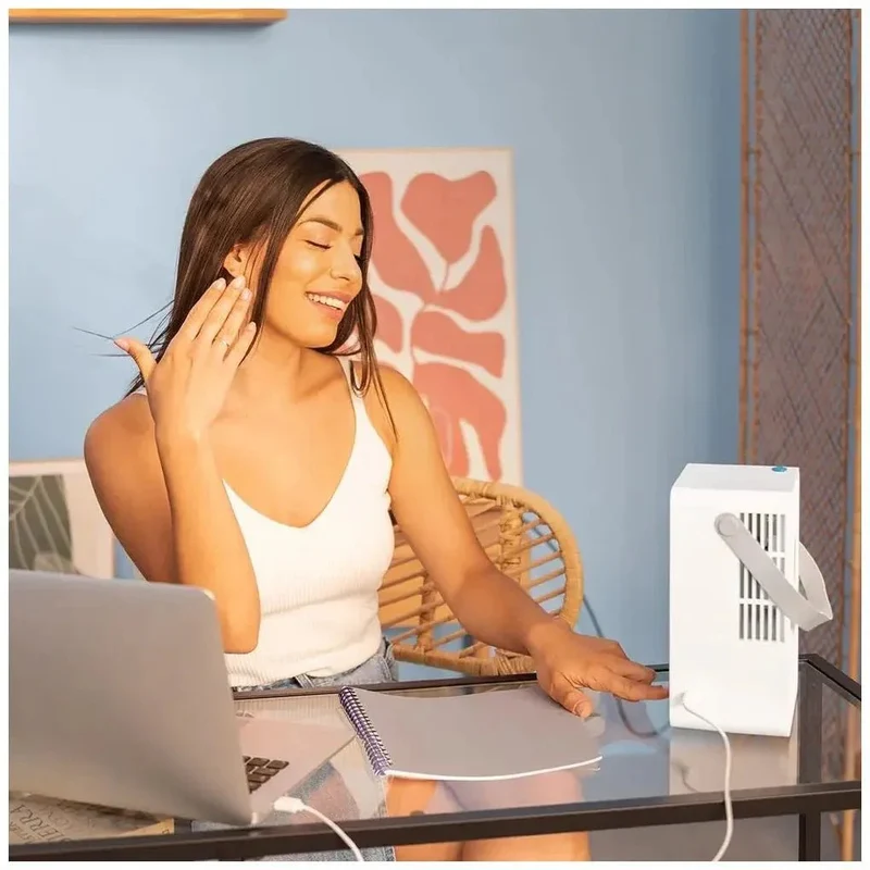Climatizador de Sobremesa EnergySilence 500: Frescor Instantáneo y Control Táctil de Cecotec