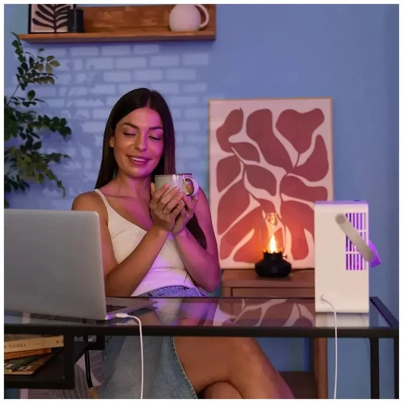 Climatizador de Sobremesa EnergySilence 500: Frescor Instantáneo y Control Táctil de Cecotec