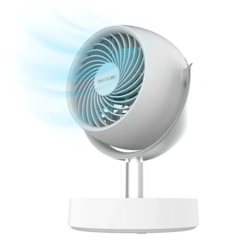 Ventilador Portátil de Sobremesa con Batería y Motor Silencioso de Alta Eficiencia de Cecotec