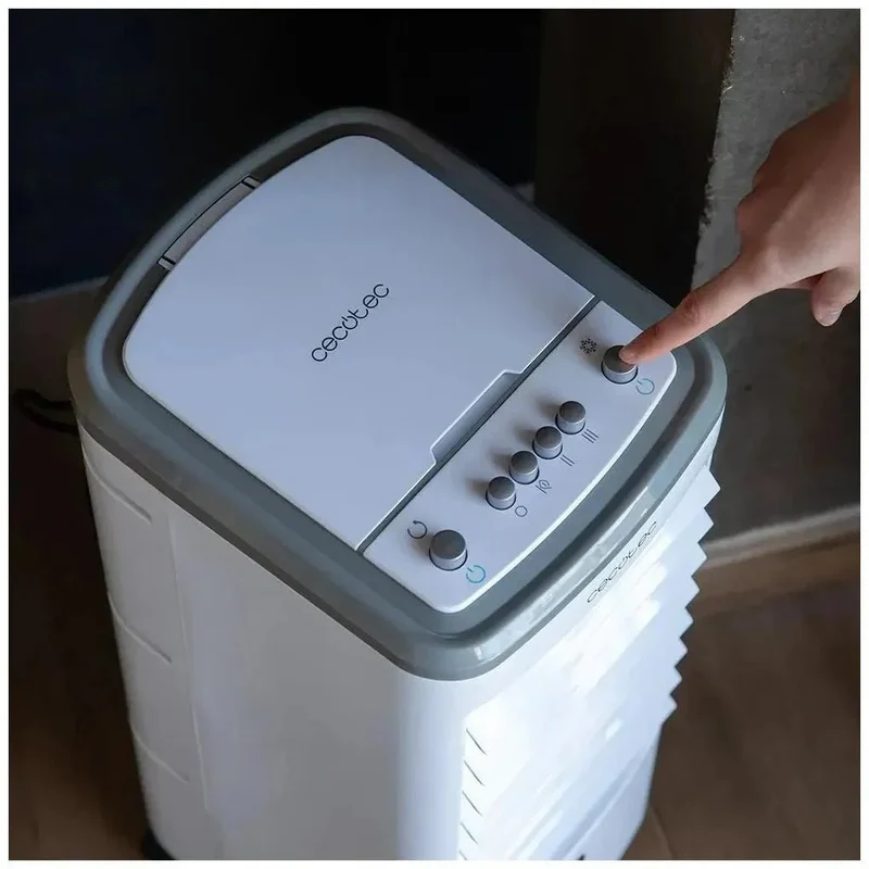 Climatizador Evaporativo compacto 65W con depósito 3 5L y Oscilación 70o Cecotec
