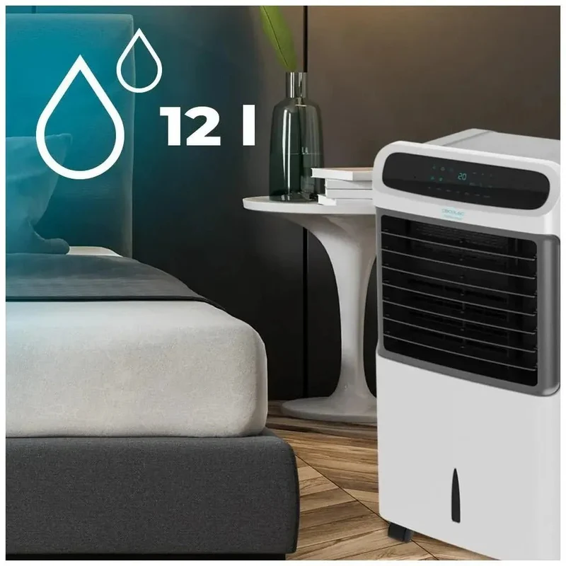 Climatizador Evaporativo 3 en 1: Frío, Ionizador y Ventilador con Control Remoto de Cecotec