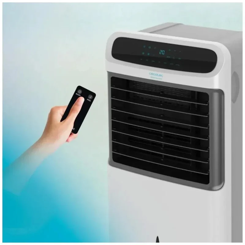 Climatizador Evaporativo 3 en 1: Frío, Ionizador y Ventilador con Control Remoto de Cecotec