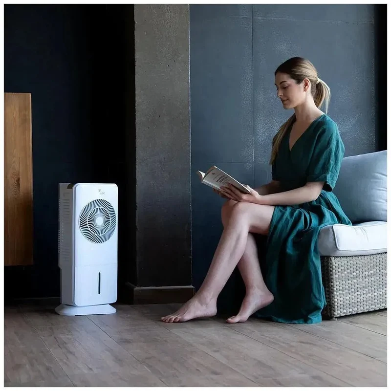 Climatizador Evaporativo compacto 65W con control remoto y Temporizador 12h Cecotec