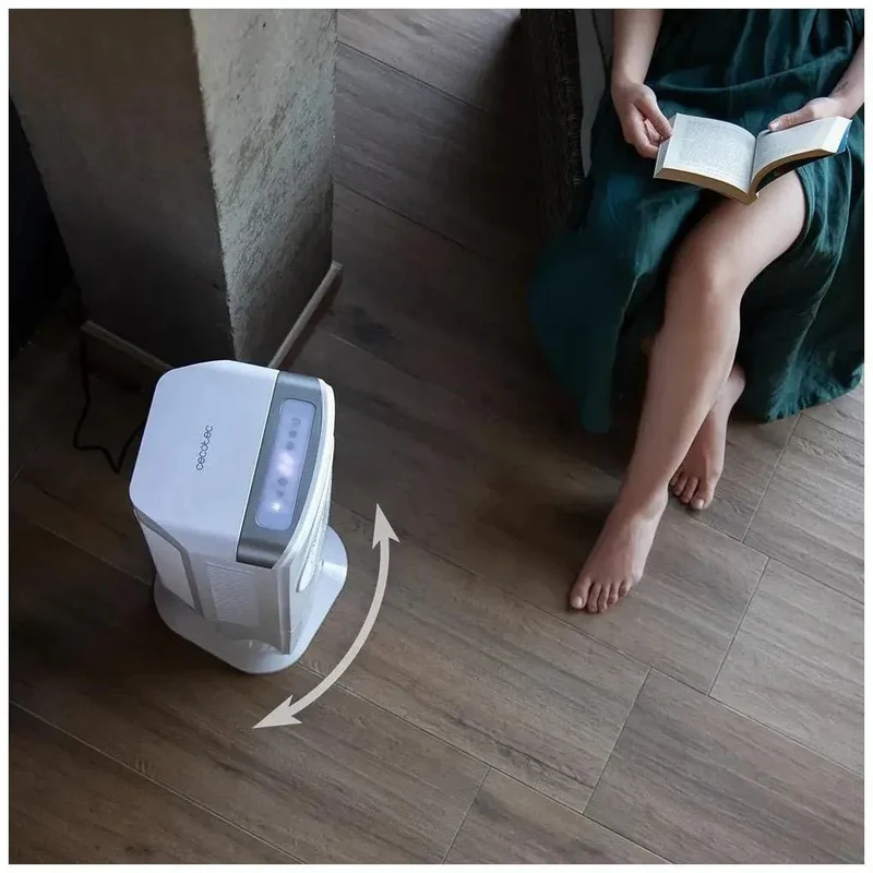 Climatizador Evaporativo compacto 65W con control remoto y Temporizador 12h Cecotec