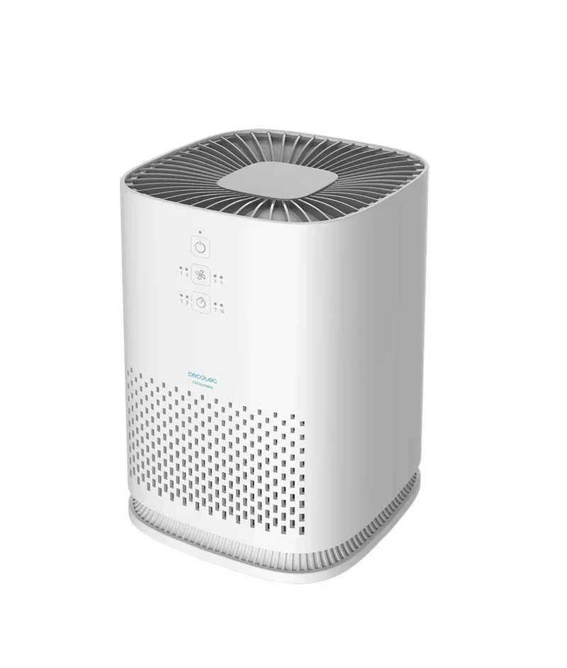 Purificador de Aire Compacto con Ionizador y Bajo Consumo para Espacios Pequeños de Cecotec
