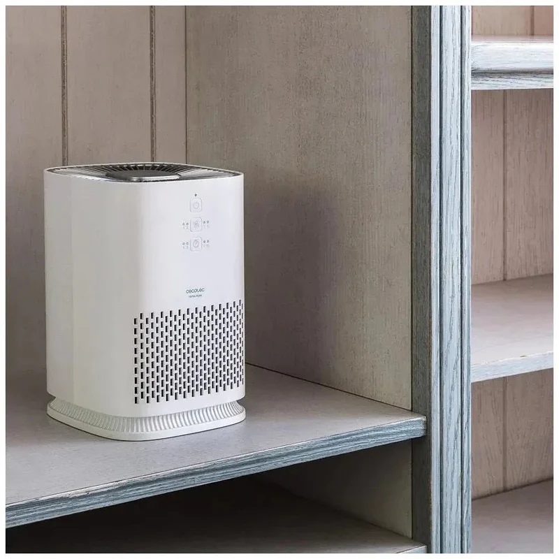 Purificador de Aire Compacto con Ionizador y Bajo Consumo para Espacios Pequeños de Cecotec
