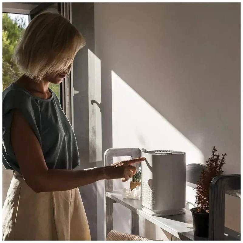 Purificador de Aire Compacto con Ionizador y Bajo Consumo para Espacios Pequeños de Cecotec