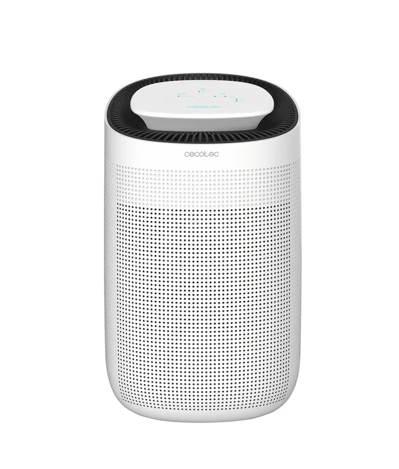 Deshumidificador silencioso y eficiente con Purificador y apagado automático Cecotec