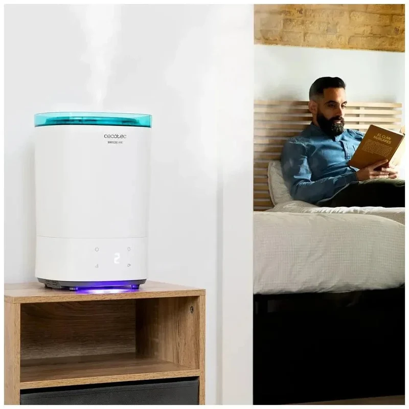 Humidificador BreezeCare 3000: Aire Saludable con Gran Capacidad y Silencio de Cecotec