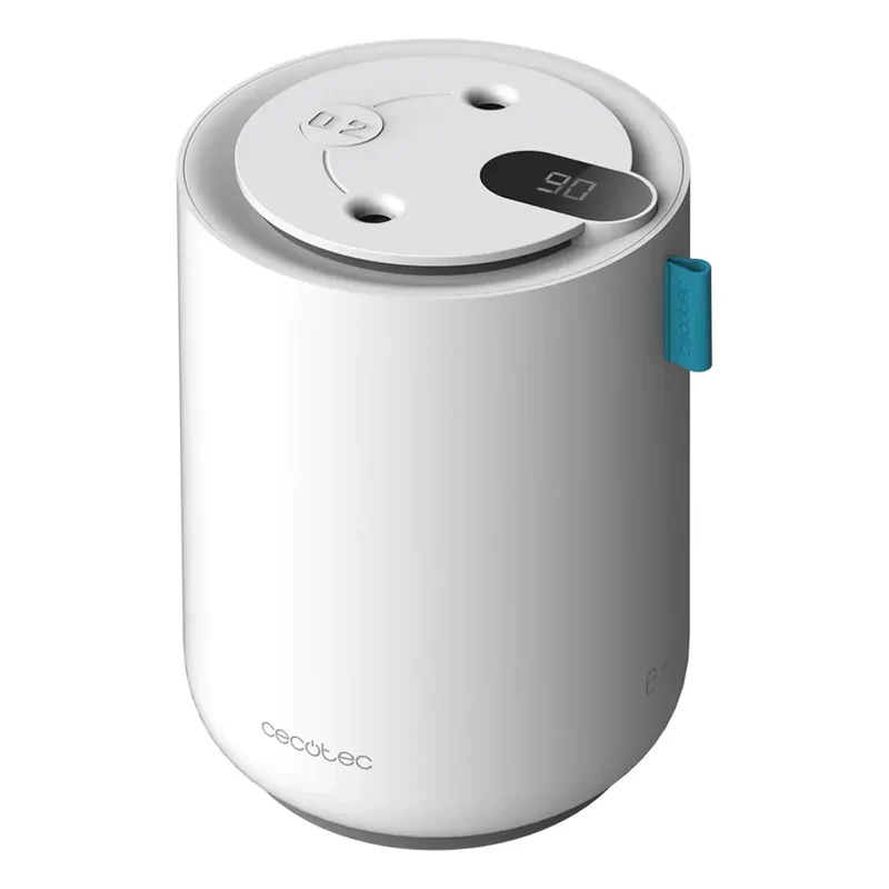 Difusor Humidificador Inalámbrico 500ml con Pantalla LED y Aromaterapia de Cecotec