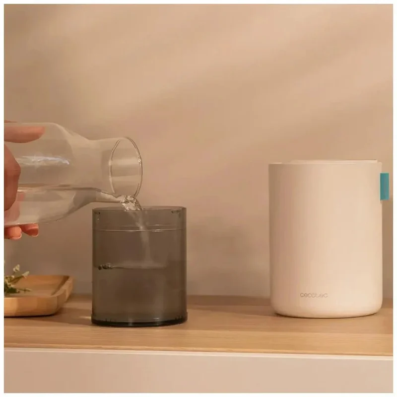 Difusor Humidificador Inalámbrico 500ml con Pantalla LED y Aromaterapia de Cecotec