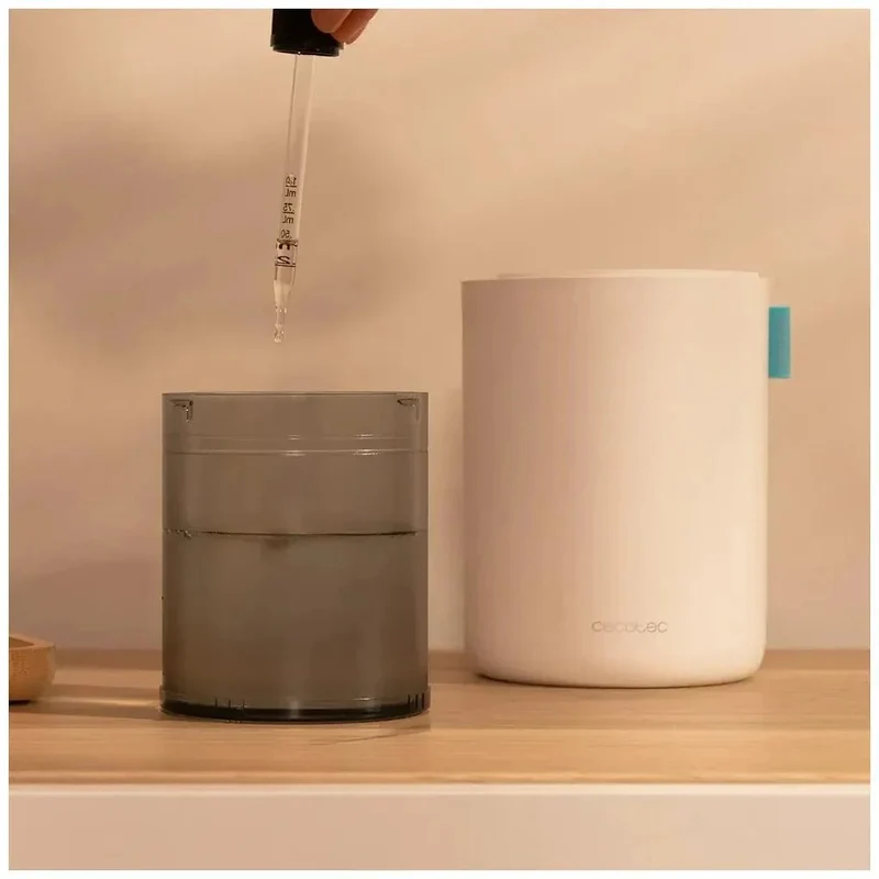 Difusor Humidificador Inalámbrico 500ml con Pantalla LED y Aromaterapia de Cecotec