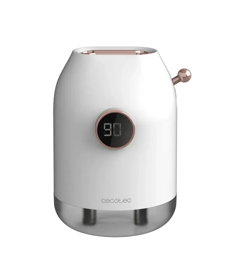 Difusor Humidificador Inalámbrico 550ml con Pantalla LED y Aromaterapia de Cecotec