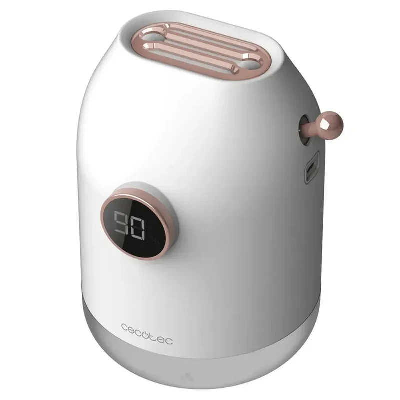 Difusor Humidificador Inalámbrico 550ml con Pantalla LED y Aromaterapia de Cecotec