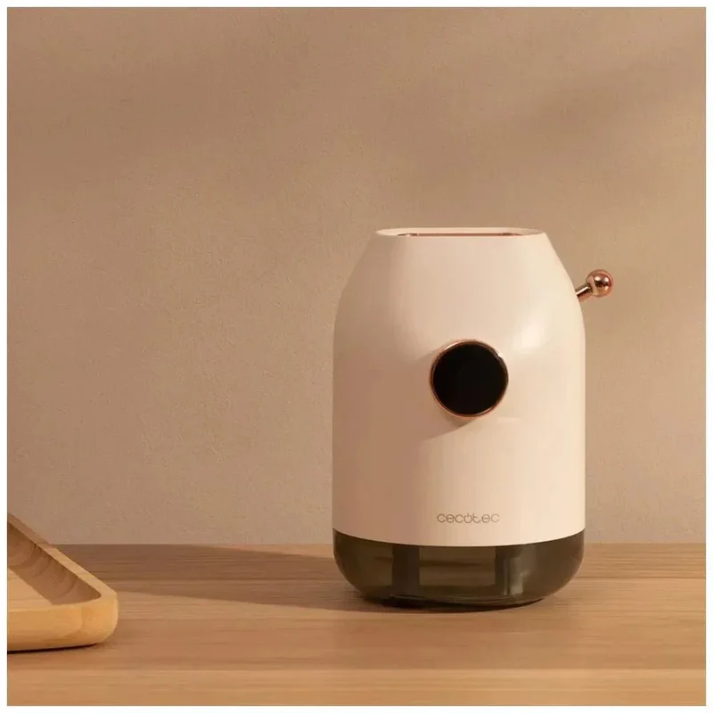 Difusor Humidificador Inalámbrico 550ml con Pantalla LED y Aromaterapia de Cecotec