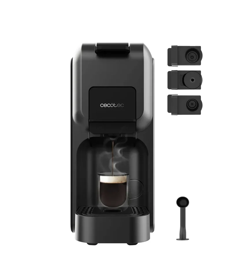 Cafetera Expresso 4 en 1: Potencia, Versatilidad y Diseño Compacto de Cecotec