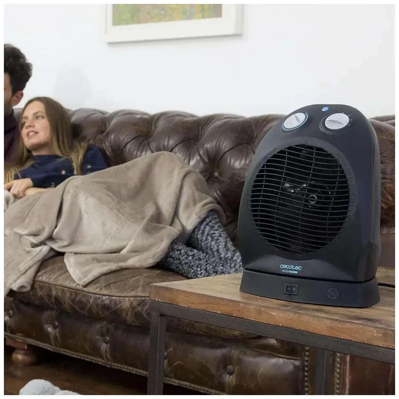Termoventilador 2400W Silencioso con Oscilación y Modos Eco y Turbo de Cecotec
