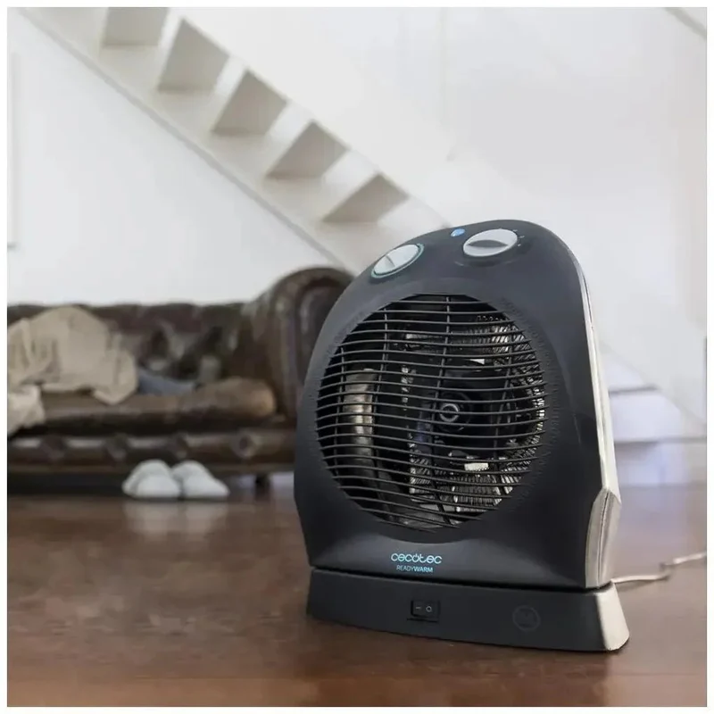 Termoventilador 2400W Silencioso con Oscilación y Modos Eco y Turbo de Cecotec