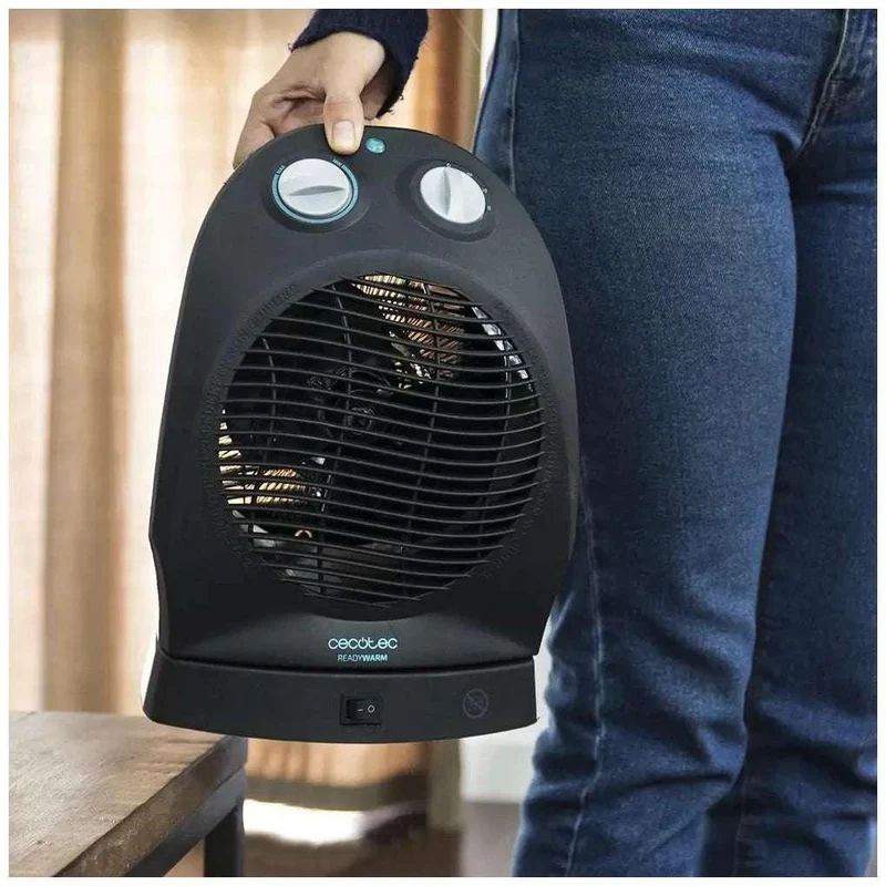 Termoventilador 2400W Silencioso con Oscilación y Modos Eco y Turbo de Cecotec