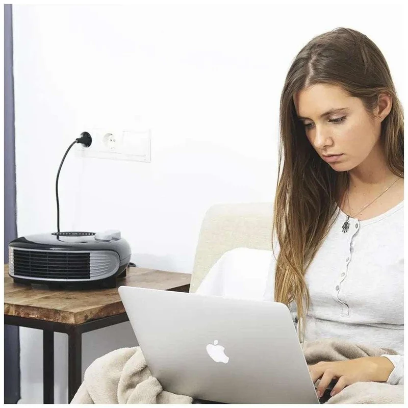 Termoventilador 2000W Silencioso y Seguro para Espacios de hasta 15m² de Cecotec