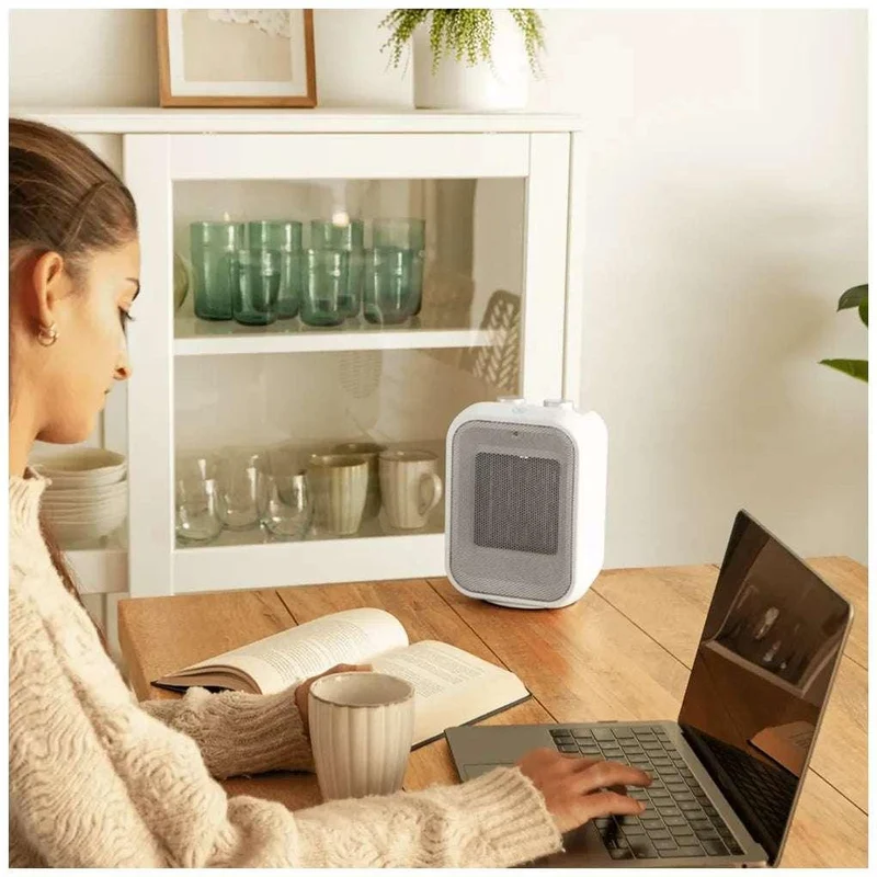 Calefactor Cerámico 1500W con Oscilación y Termostato para Espacios de 15 m² de Cecotec