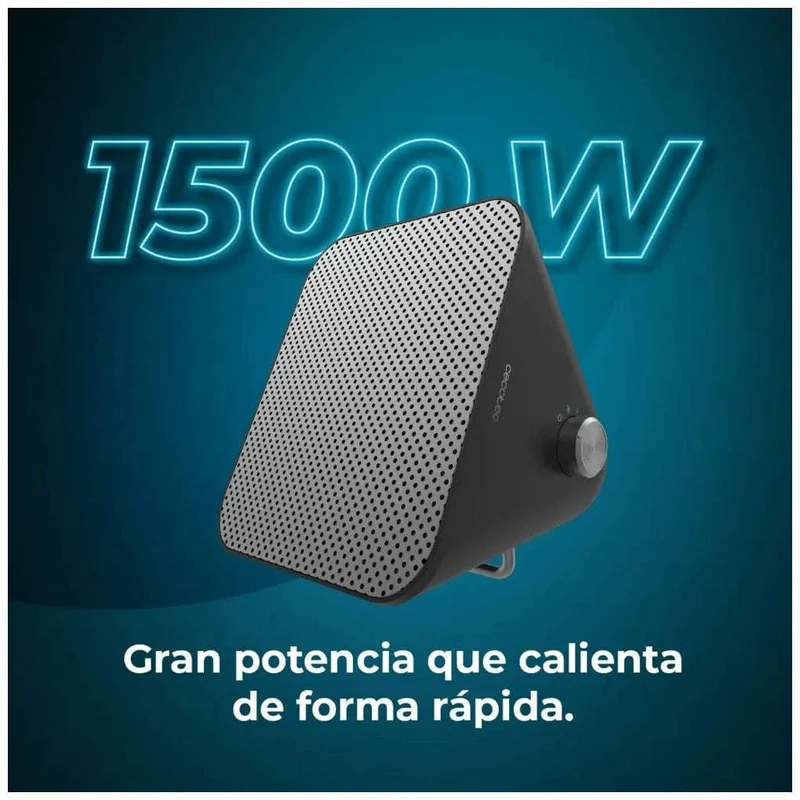Calefactor Cerámico 1500W: Elegancia, Seguridad y Eficiencia para Espacios Pequeños de Cecotec