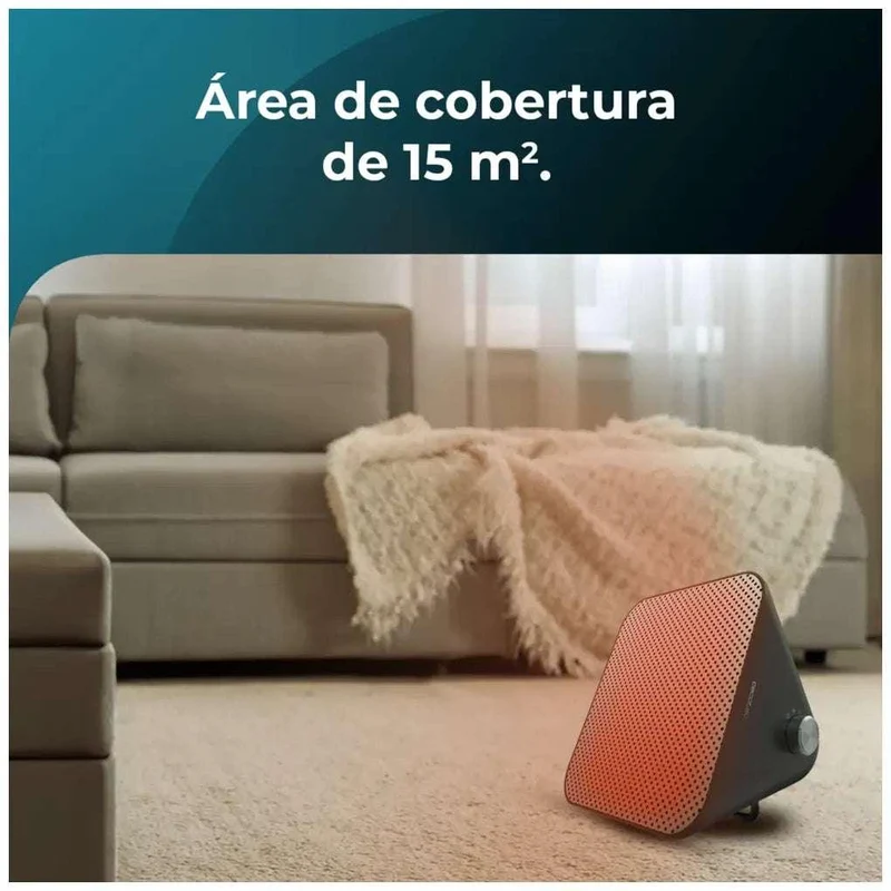 Calefactor Cerámico 1500W: Elegancia, Seguridad y Eficiencia para Espacios Pequeños de Cecotec