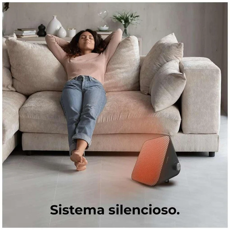 Calefactor Cerámico 1500W: Elegancia, Seguridad y Eficiencia para Espacios Pequeños de Cecotec