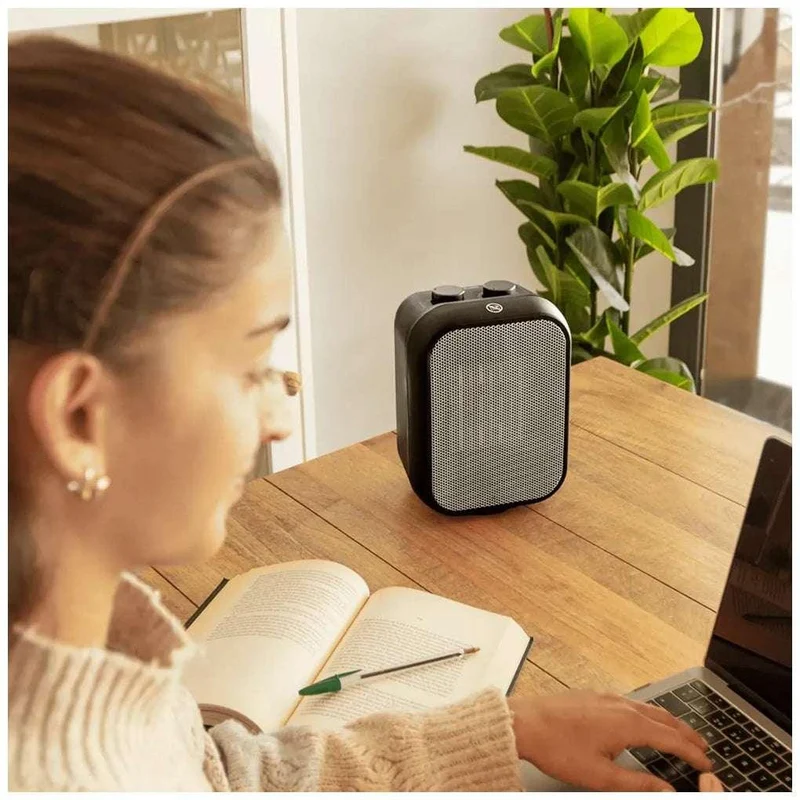 Calefactor Cerámico de Sobremesa 1500W con Termostato y Seguridad Avanzada de Cecotec