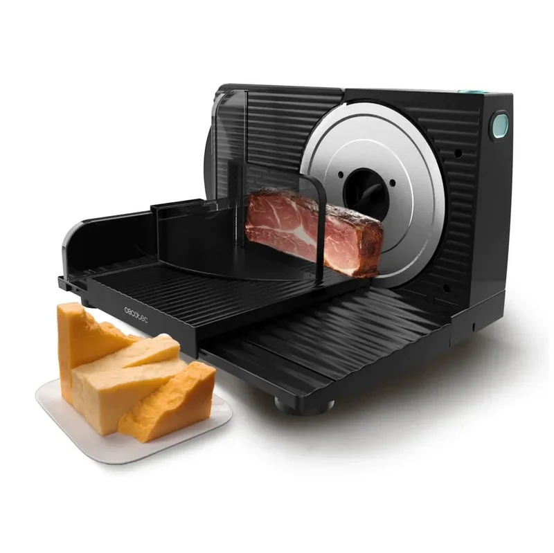 Cortafiambres plegable 150W rockncut precisión y versatilidad en la cocina Cecotec
