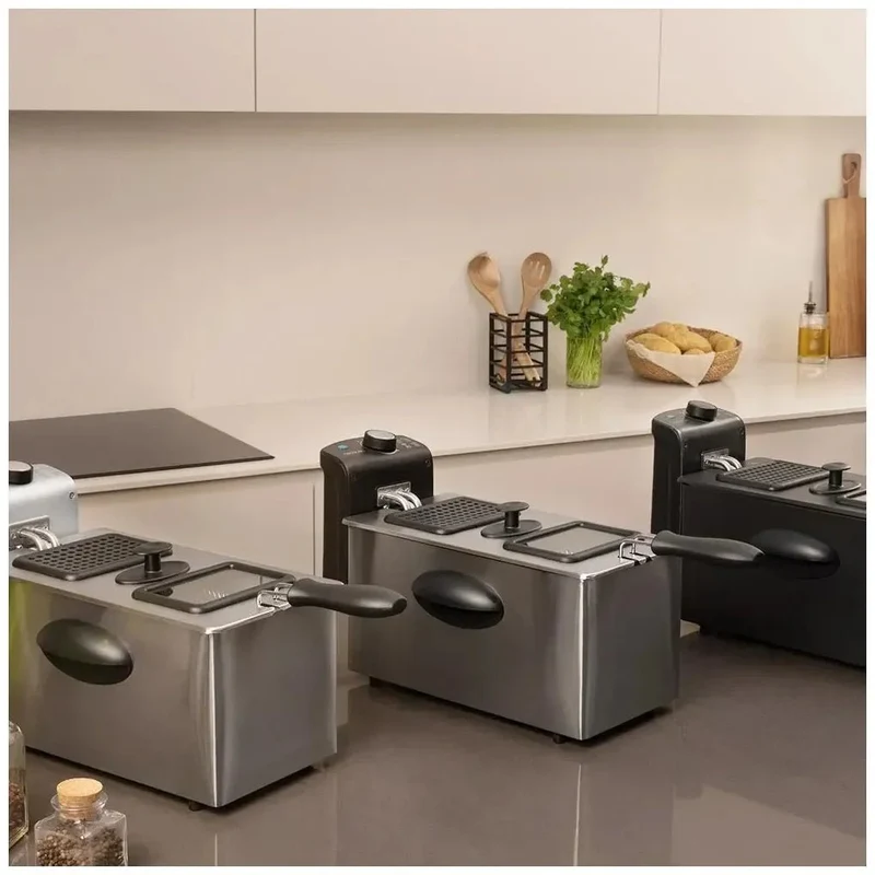 Freidora Eléctrica 2180W CleanFry 3000 Black: Eficiencia y Estilo en tu Cocina de Cecotec
