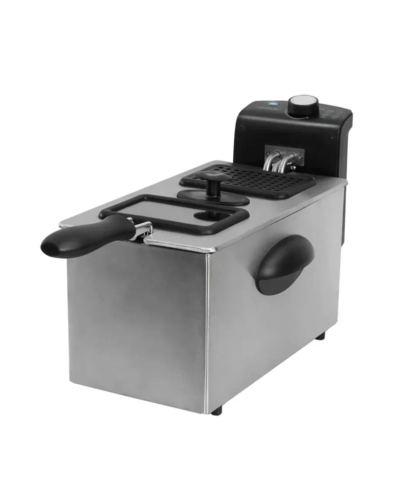 Freidora Eléctrica 2180W, 3L con Filtro OilClean y Diseño en Acero Inoxidable de Cecotec