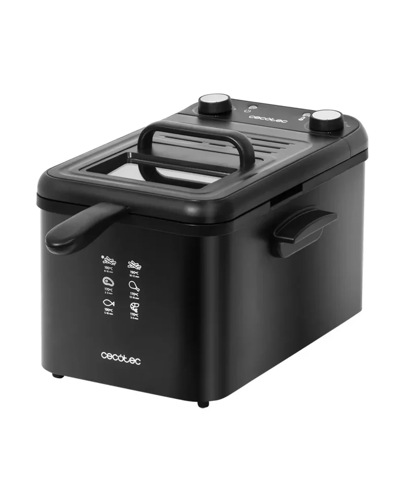 Freidora CleanFry Infinity 4000 Black: Potencia, Diseño y Funcionalidad en tu Cocina de Cecotec