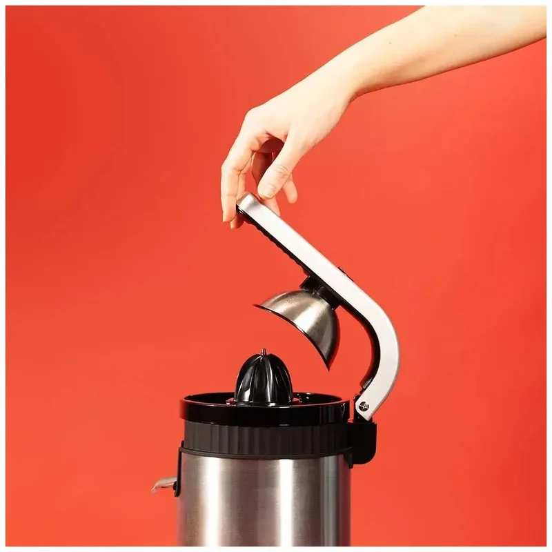 Exprimidor Retro de 600W para Cítricos con Filtro Inoxidable y Sistema Antigoteo de Cecotec
