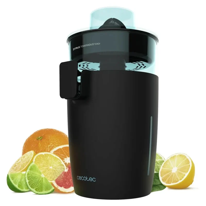 Exprimidor Eléctrico 350W con Filtro de Pulpa y Conos Desmontables, Libre de BPA de Cecotec