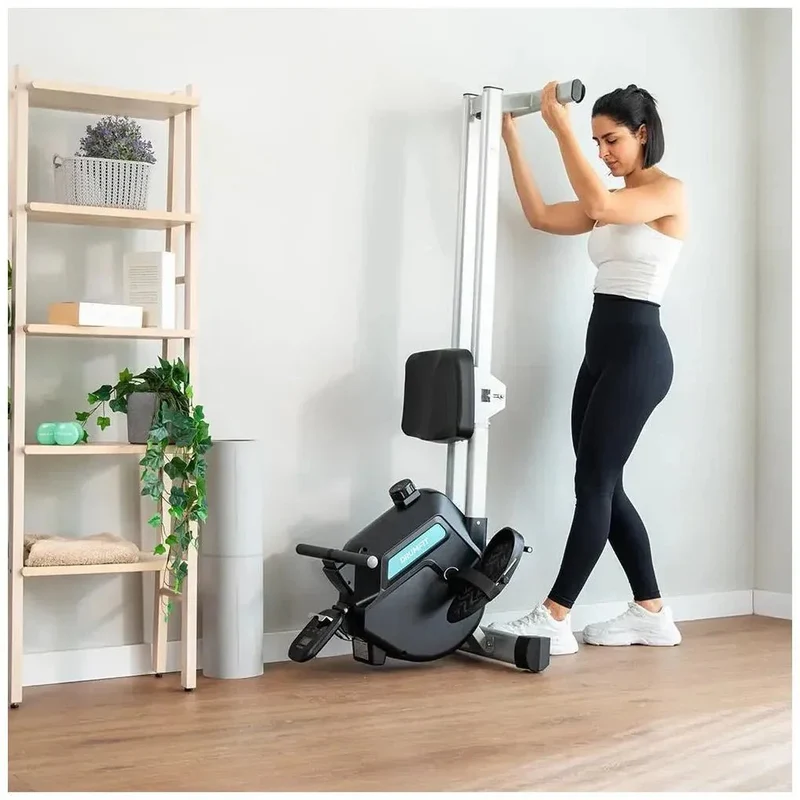 Máquina de remo plegable con resistencia magnética y 16 niveles de intensidad Cecotec