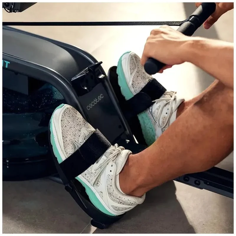 Máquina de remo de agua DrumFit Rower 10000 Neptuno entrenamiento intenso en casa Cecotec